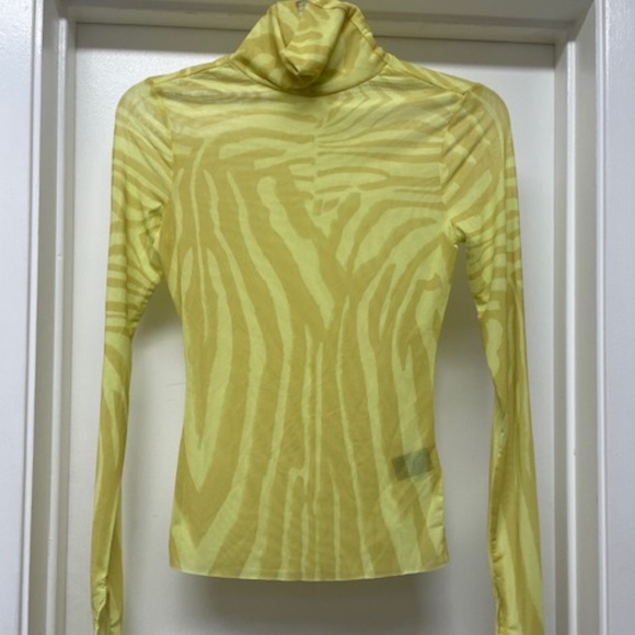 AFRM Zadie Mesh Long Sleeve Top w Thumb Holes Never Worn EUC - Picture 3 of 8
